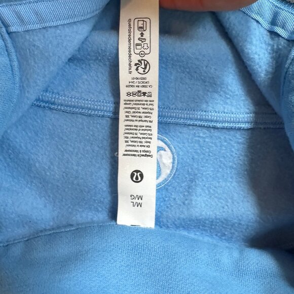 Lululemon Aero Blue SET: Wunder train 8 and Scuba Oversized Funnel-Neck LONG M/L - Picture 12 of 12